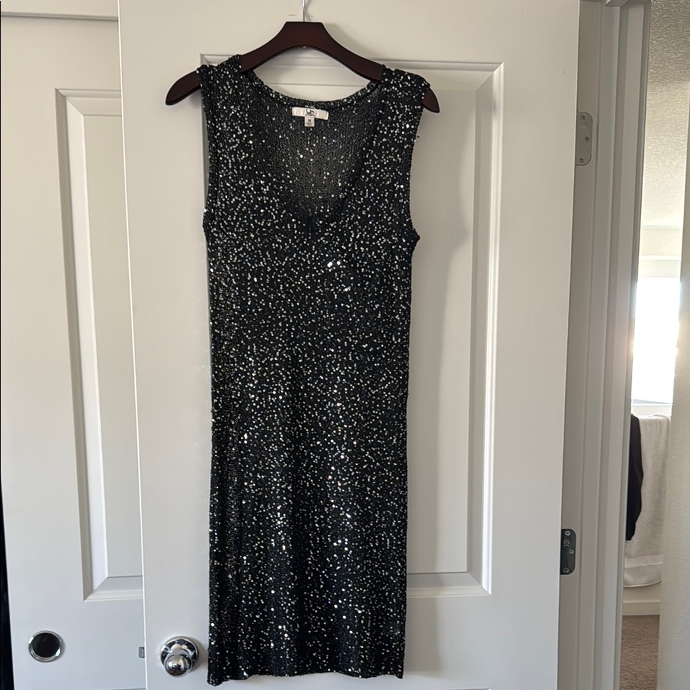 Sequin Black Dress